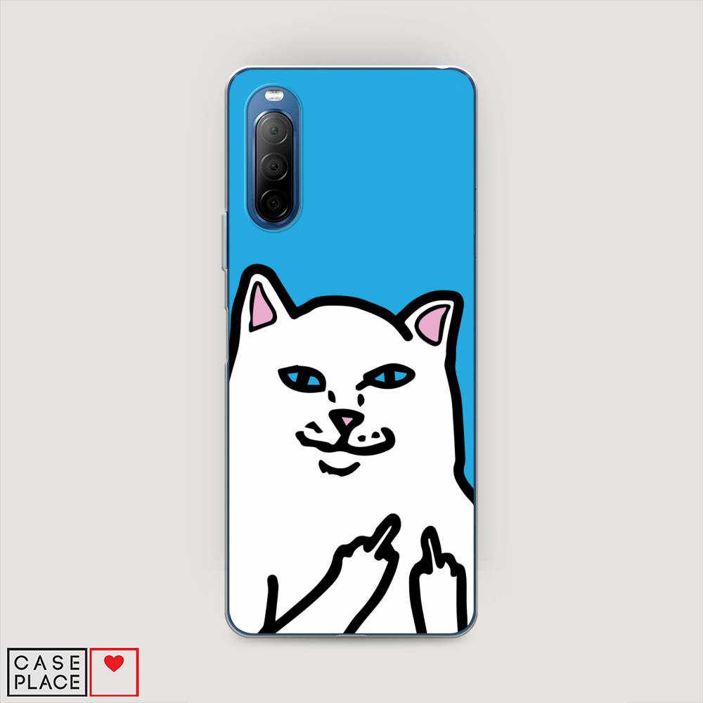 

Чехол Awog на Sony Xperia 10 II "Кот жесть", Разноцветный, 54650-9