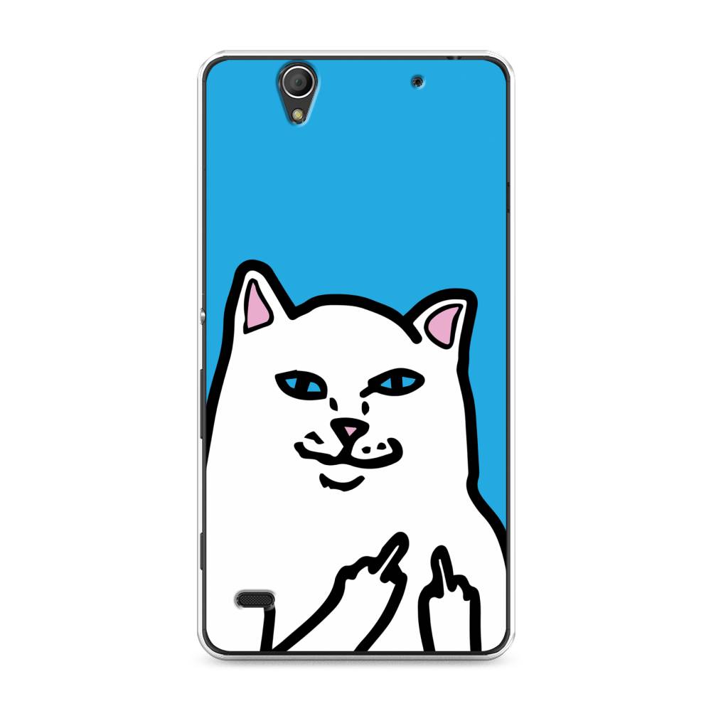 

Чехол Awog на Sony Xperia C4 "Кот жесть", Разноцветный, 52650-9