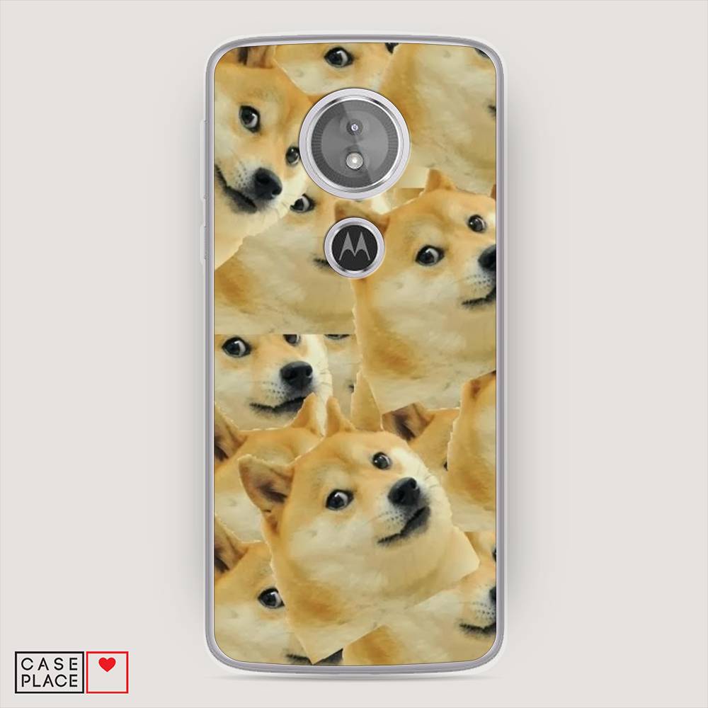 

Чехол Awog на Motorola Moto G6 Play / Моторола Мото G6 Плэй "Собака-подозревака фон", Разноцветный, 240950-9