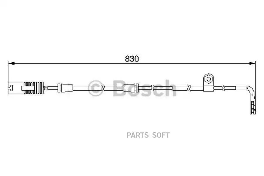 

Датчик Колодки Тормозной Bosch 1987474958 Bmw E39 Bosch арт. 1987474958