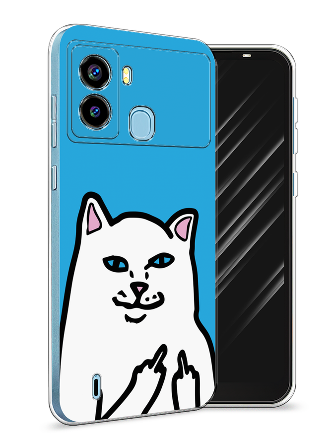 

Чехол Awog на Tecno Pop 6 "Кот жесть", Разноцветный, 302050-9