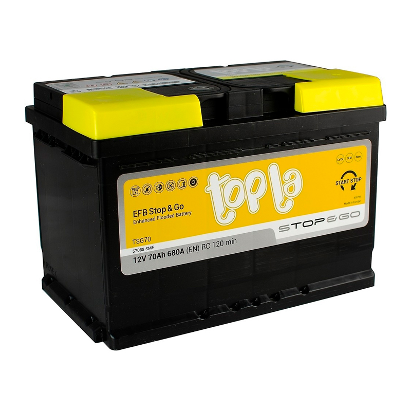 

Легковой аккумулятор Topla 70.0 EFB