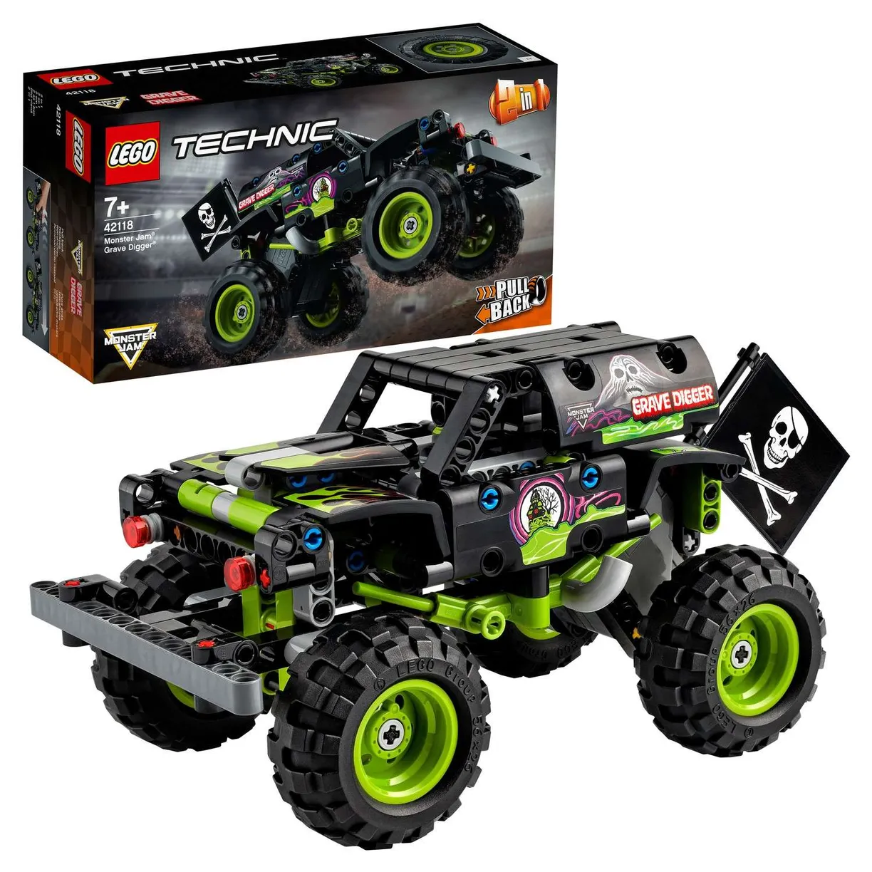 

Конструктор LEGO TECHNIC "Monster Jam Grave Digger" 42118