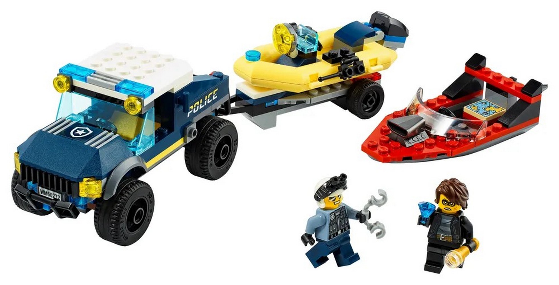 

Конструктор City Полицейская лодка LEGO 60272