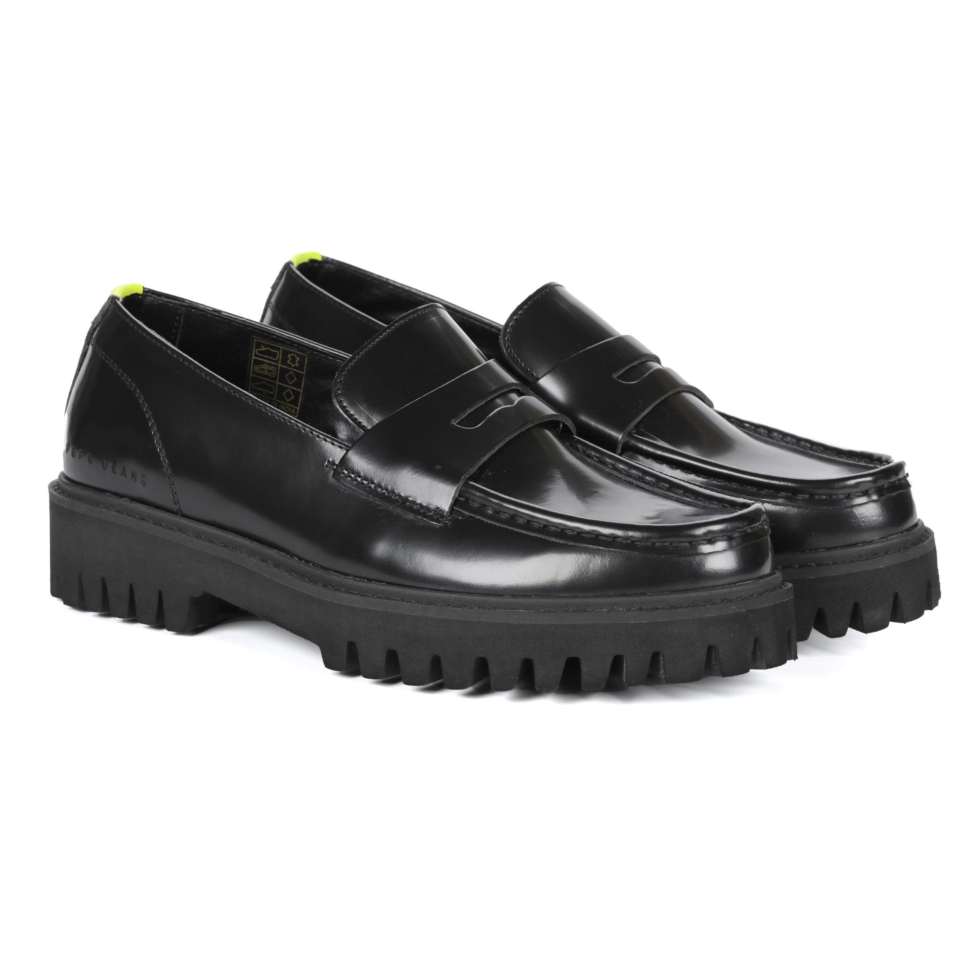 

Лоферы женские Pepe Jeans London TRUCKER LOAFER W PLS10404 черные 38 EU, TRUCKER LOAFER W PLS10404