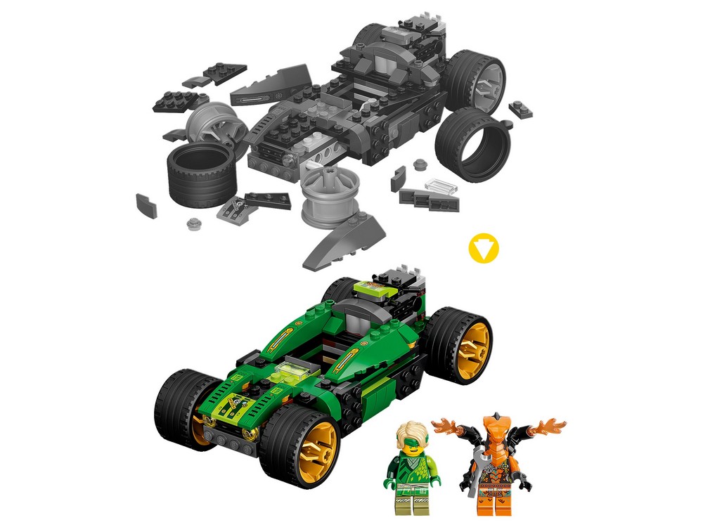 Конструктор LEGO Ninjago Гоночный автомобиль ЭВО Ллойда