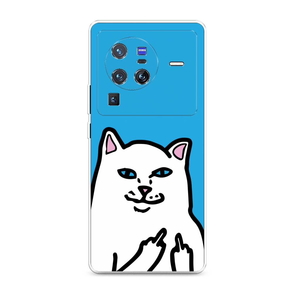 

Чехол Awog на Vivo X80 Pro "Кот жесть", Разноцветный, 266650-9