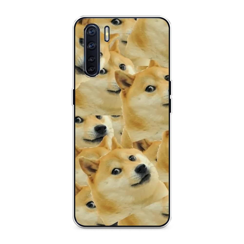 

Чехол Awog на Oppo A91/Reno 3 "Собака-подозревака фон", Разноцветный, 254250-9