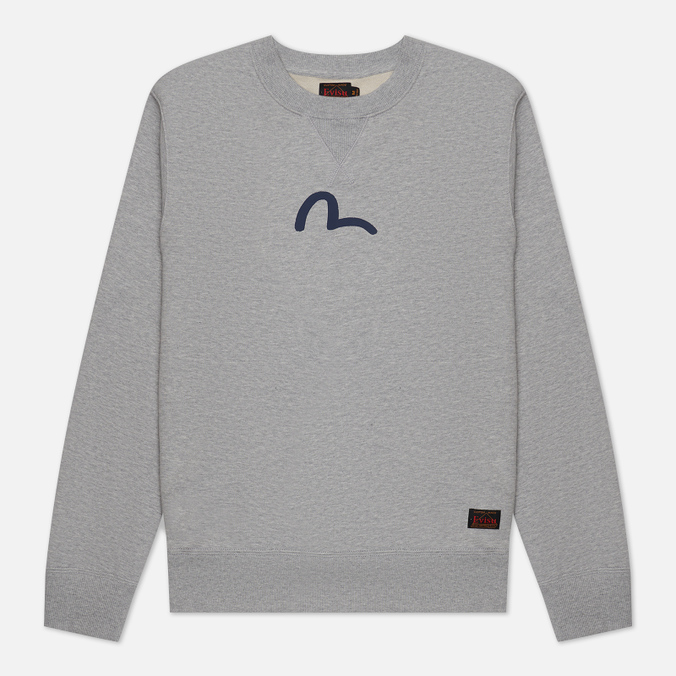 

Мужская толстовка Evisu Basic Crew Neck Seagull Print серый, Размер S, Basic Crew Neck Seagull Print