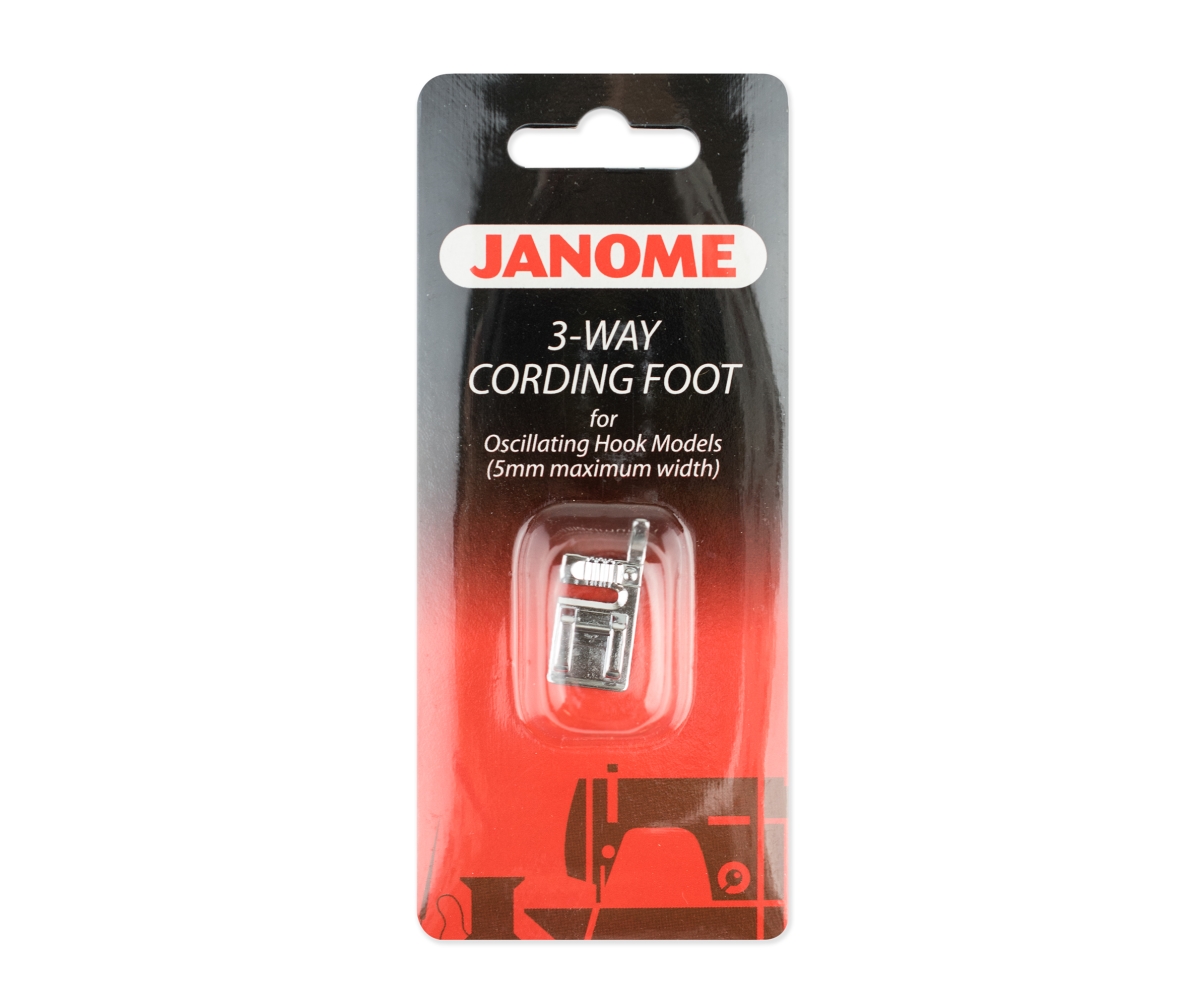 

Лапка Janome для вшивания 3 шнуров
