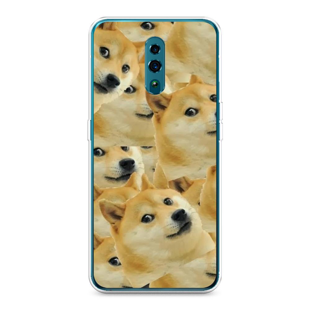 

Чехол Awog на Oppo Reno "Собака-подозревака фон", Разноцветный, 250750-9