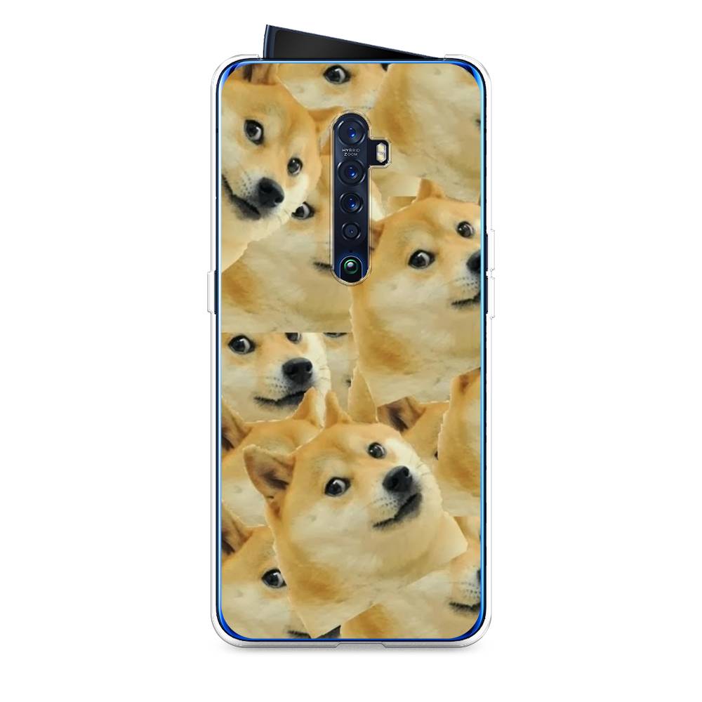 

Чехол Awog на Oppo Reno 2 "Собака-подозревака фон", Разноцветный, 253550-9