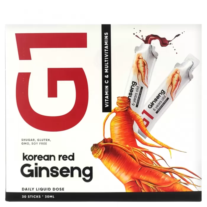 Экстракт корня красного женьшеня G1 Korean Red Ginseng стики 30 шт.