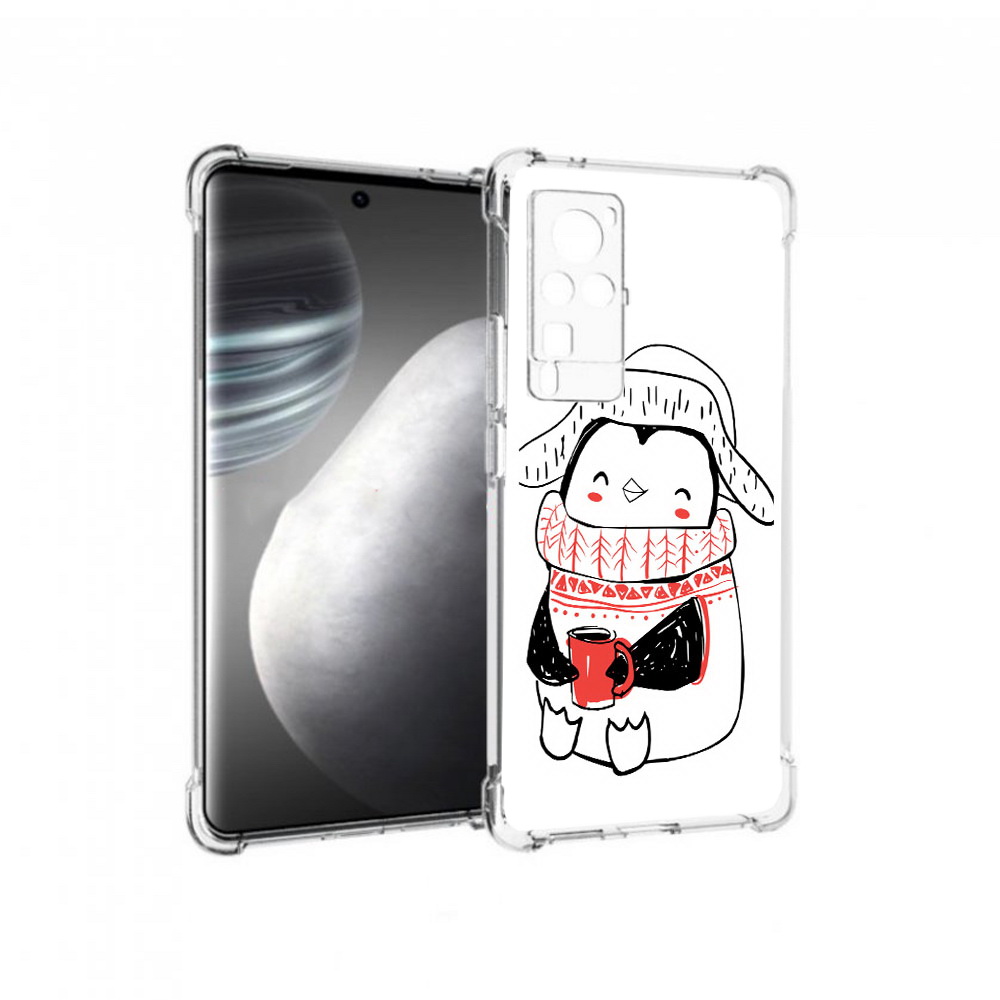

Чехол MyPads Tocco для Vivo X60 pro Милый пингвин (PT226972.385.115), Прозрачный, Tocco