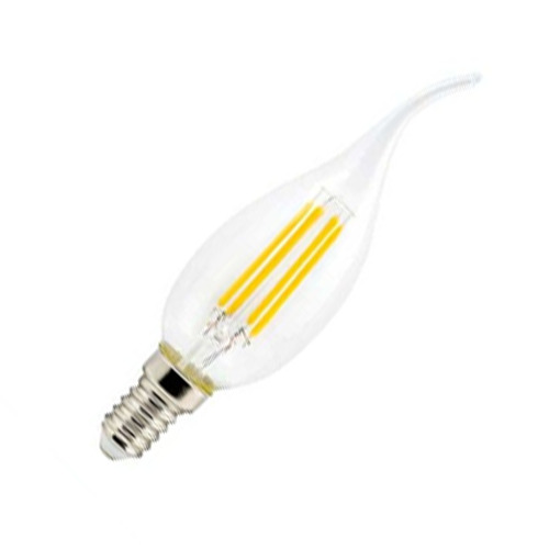 

Светодиодная лампа свеча на ветру E14 6W 2700K 2K прозр. Premium Ecola N4UW60ELC 3 шт., N4UW60ELC