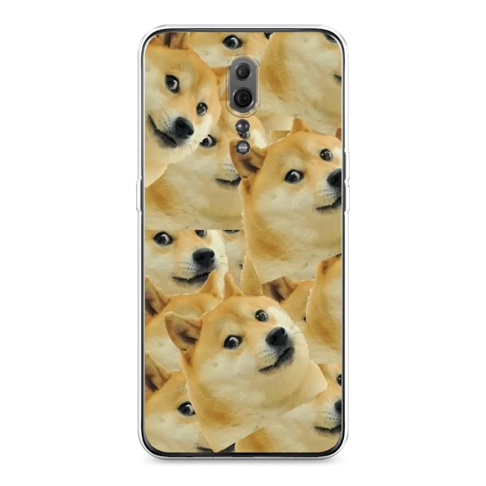 

Чехол Awog на Oppo Reno Z "Собака-подозревака фон", Разноцветный, 250950-9