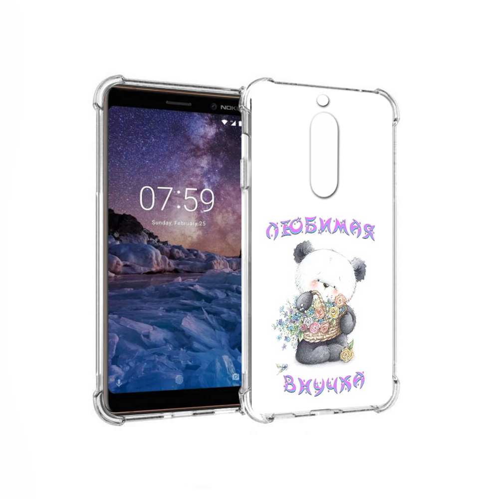 

Чехол MyPads Tocco для Nokia 7 Любимая внучка (PT95887.123.110), Прозрачный, Tocco