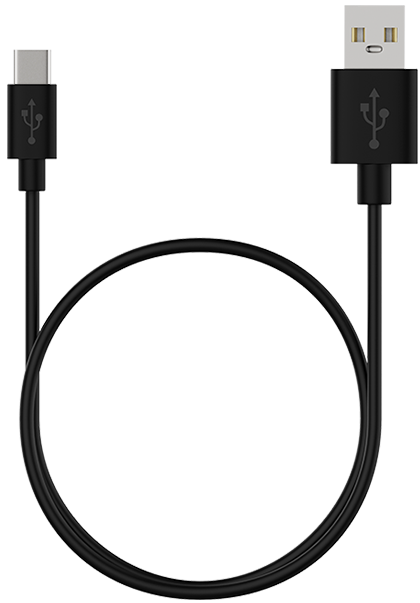 MAXVI Maxvi MC-A02 UP USB-A Type-C 3A  Черный