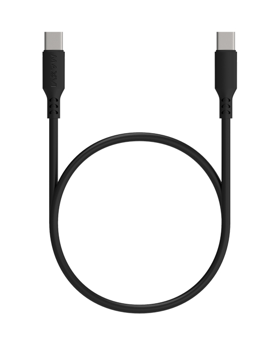 

Кабель Maxvi MC-A20 USB Type-C - USB Type-C 1 м, черный, MC-A20