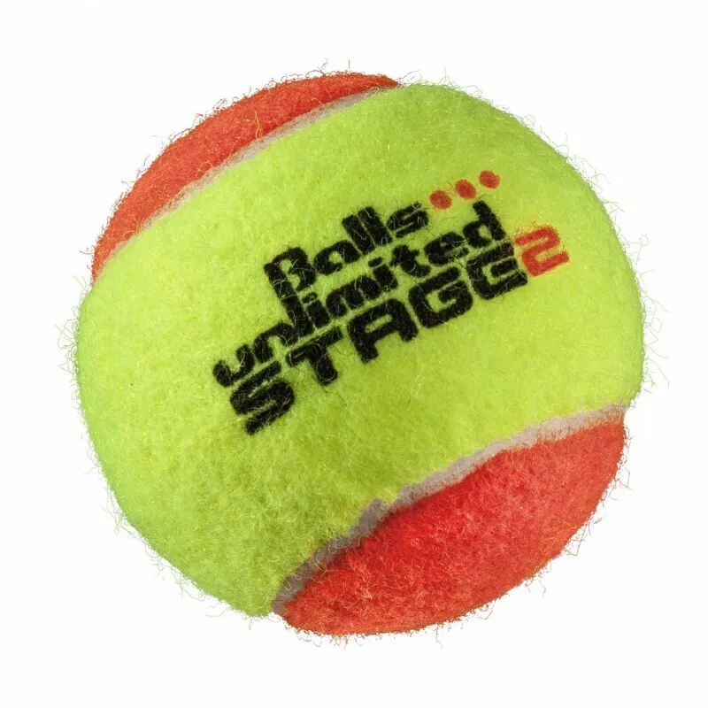 

Теннисные мячи Balls unlimited Stage 2 оранжевые, 60 шт. в пакете, Balls unlimited Stage 2