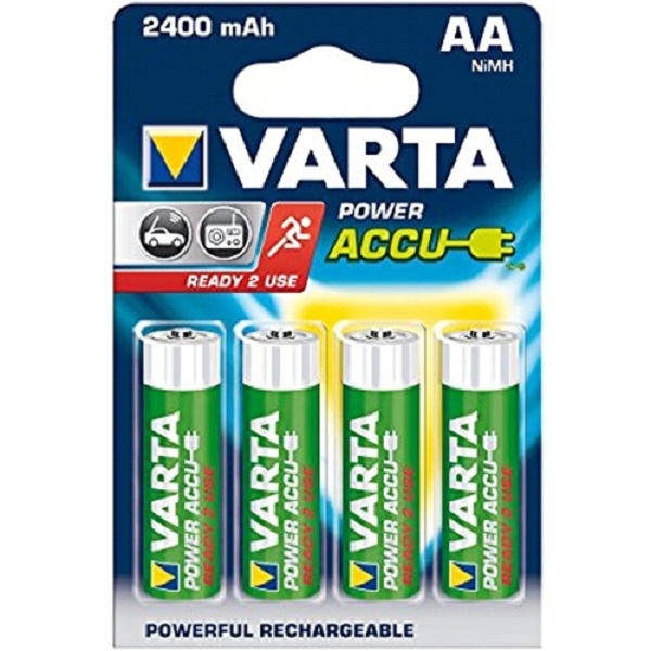 

Аккумулятор АА Varta HR6-4BL 2400мА/ч Ni-Mh Rechargeable Accu в блистере 4шт. 56756101404