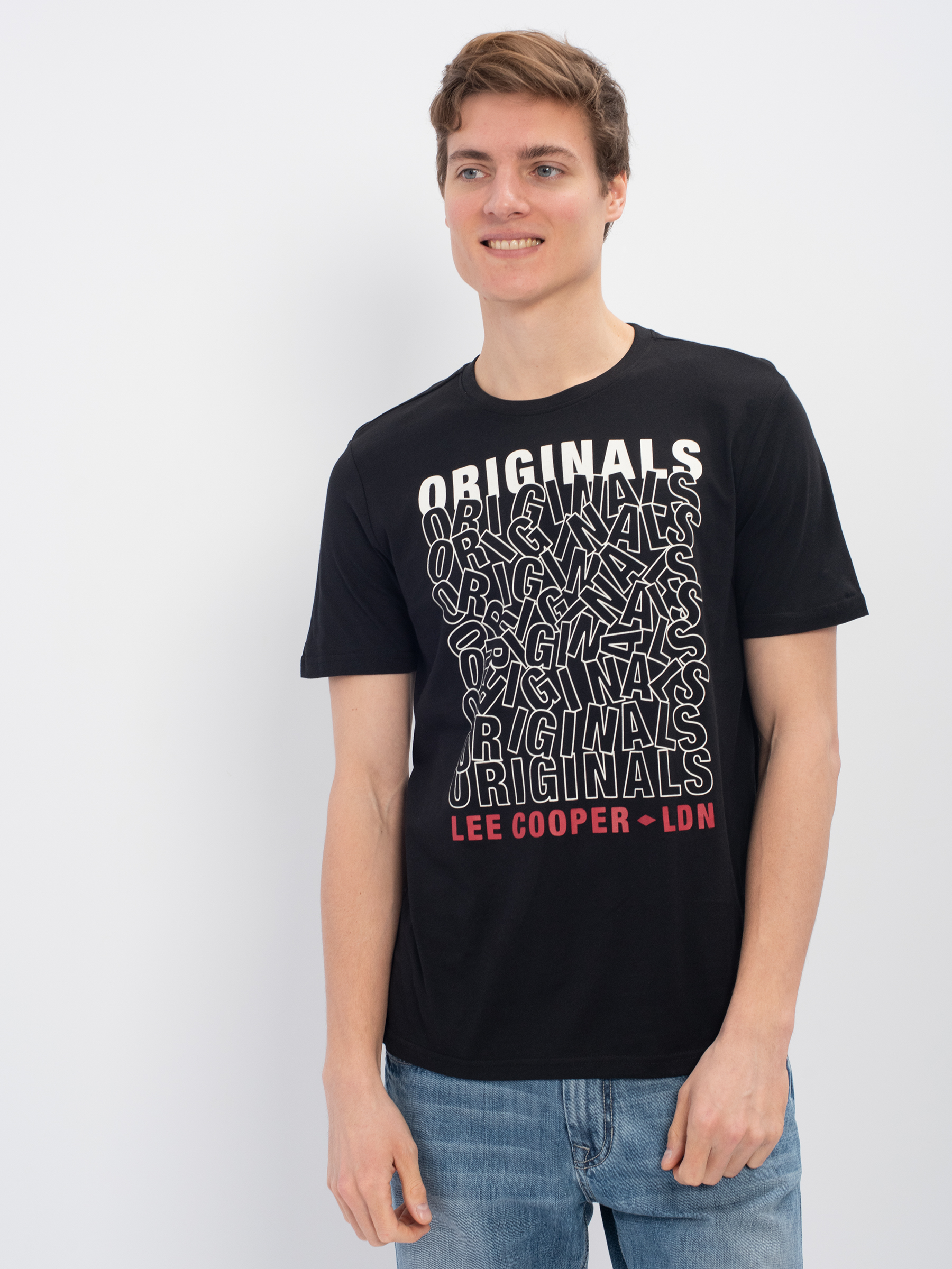 

Футболка мужская Lee cooper MT2A120472BS2LC-BLK черная 2XL, MT2A120472BS2LC-BLK