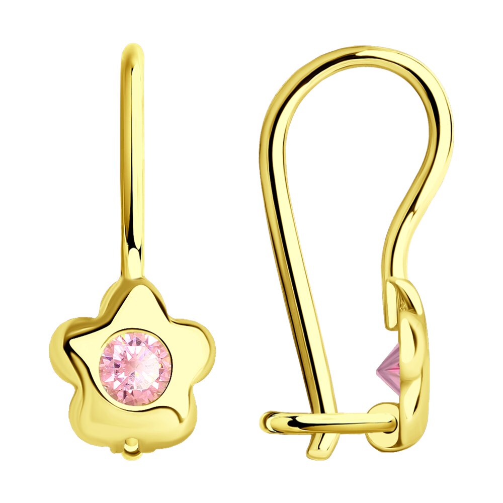 

Серьги из золота SOKOLOV 027226-2, фианит, 027226-2