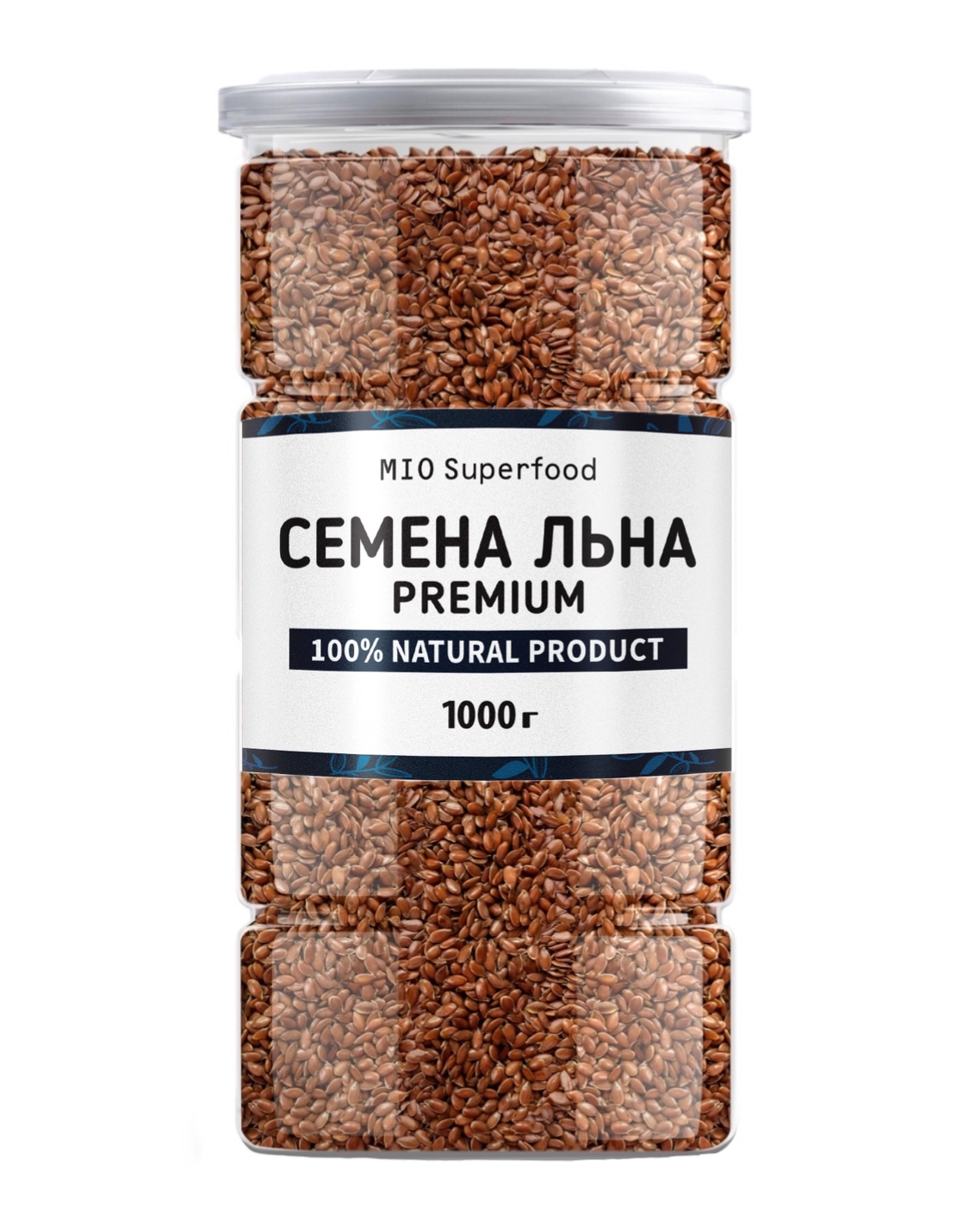 Семена льна пищевые Miopharm, 1000 г