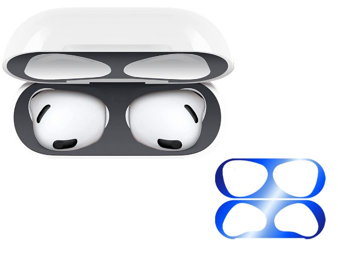 

Защитная пленка для AirPods 3 синий / наклейка для кейса Аирподс 3
