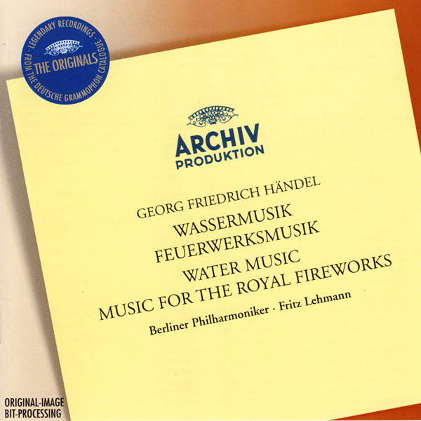 

Handel: Water Music/Music for Royal Fireworks/Lehmann/Berlin Philharmonic Orchestra (1CD)
