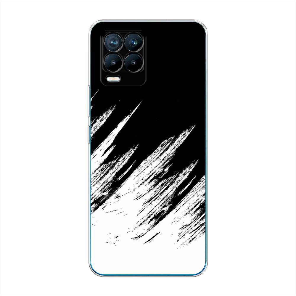 

Чехол Awog на Realme 8/8 Pro "Черно белые брызги", Разноцветный, 255550-3