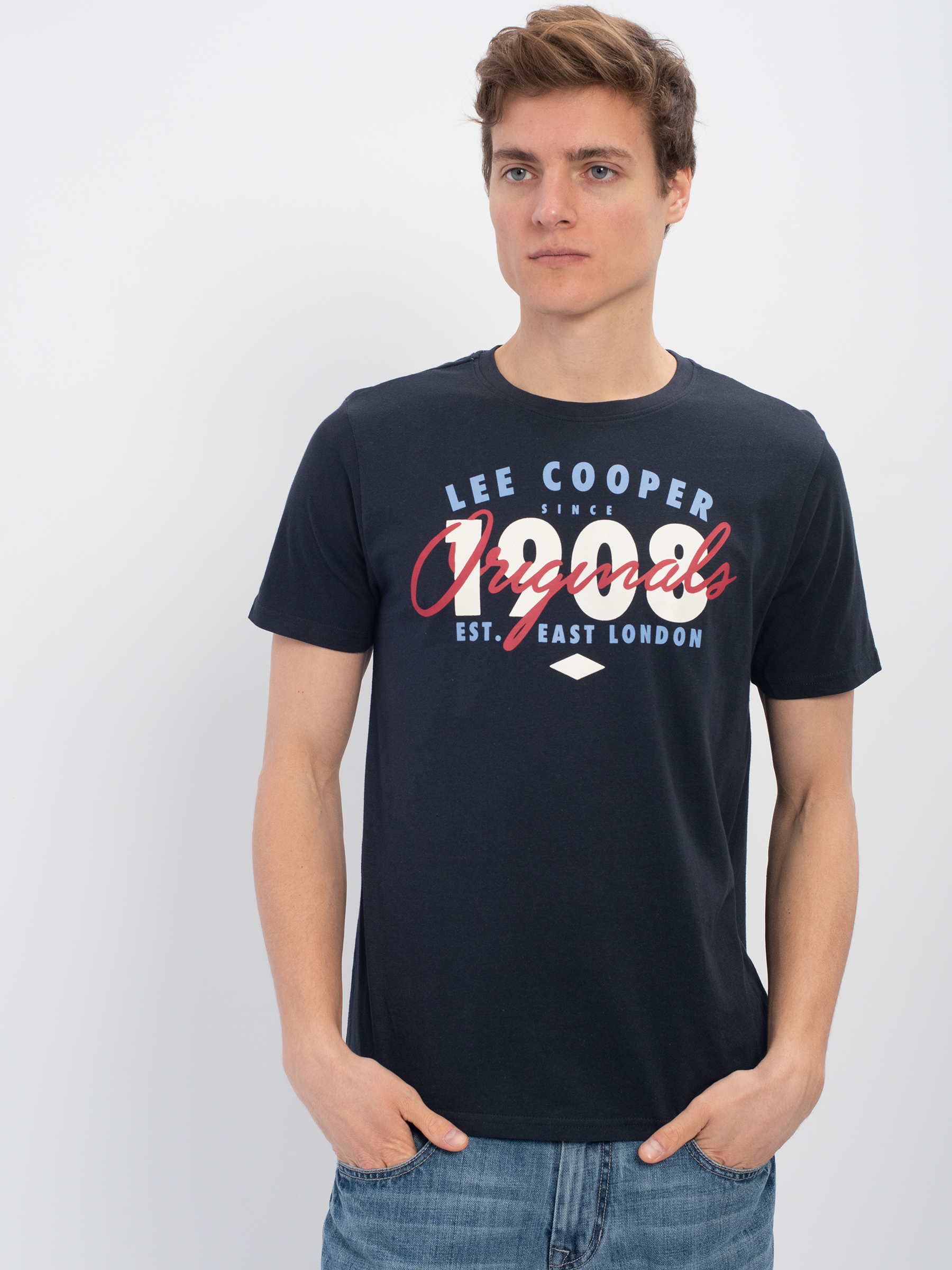 

Футболка мужская Lee cooper MT2A120473BS2LC3-DN черная XL, MT2A120473BS2LC3-DN