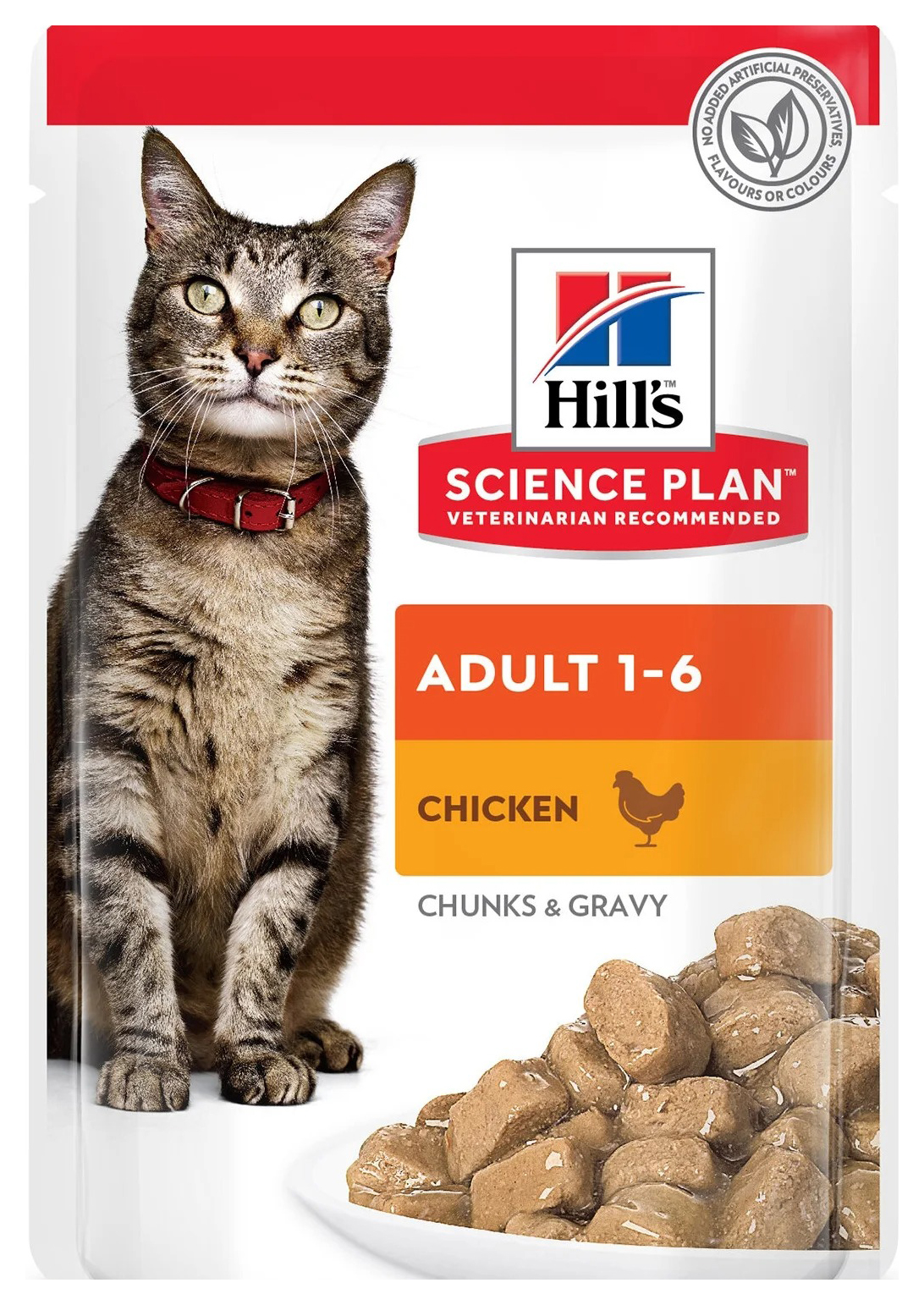 фото Влажный корм для кошек hill's science plan с курицей 85 г