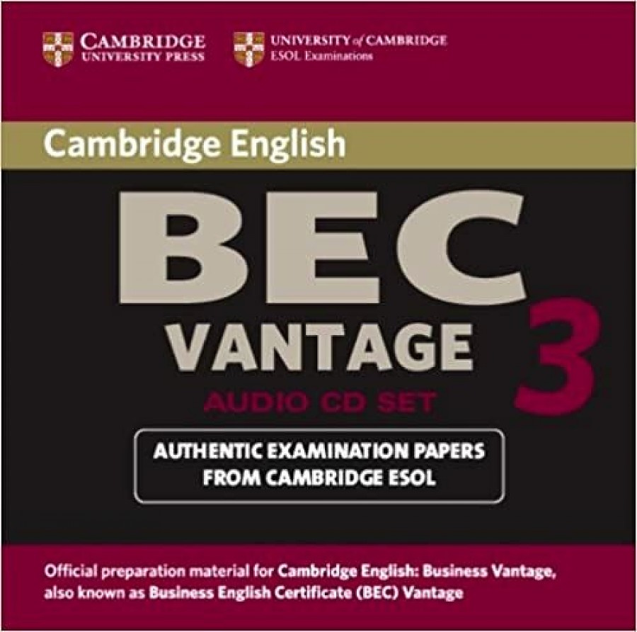 Книга Cambridge BEC Vantage 3: Practice Tests Audio CD (2 CDs) (Лицензия)