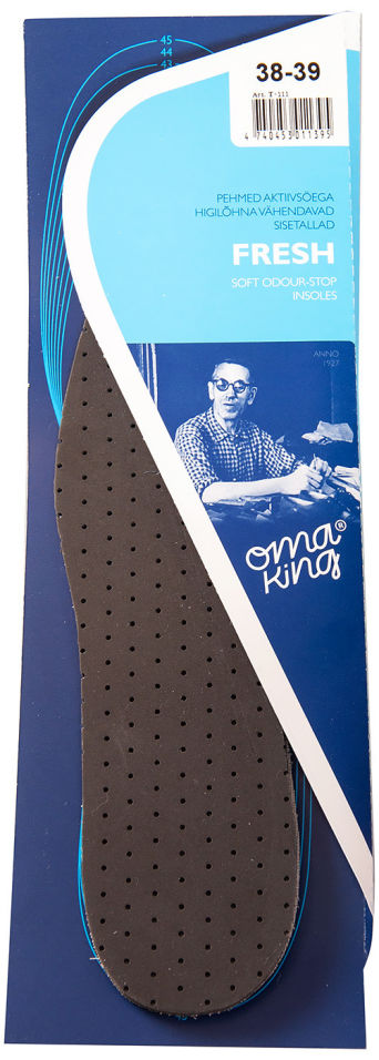 

Стельки OmaKing Fresh влагопоглощающие р.38-39, Fresh