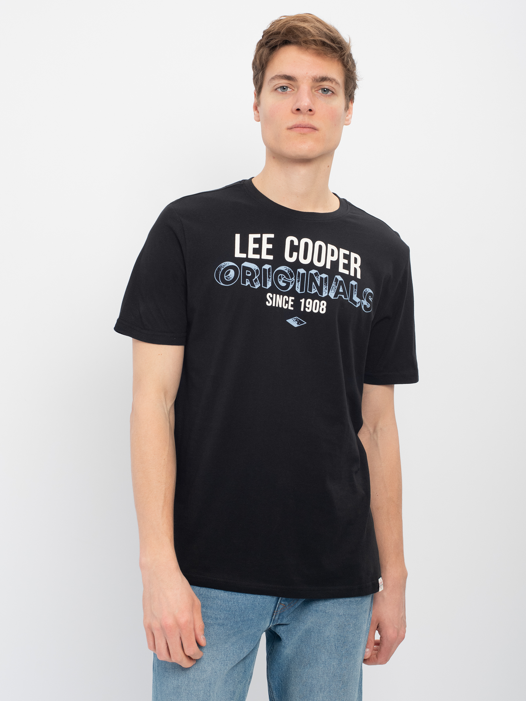 

Футболка мужская Lee cooper MT2A120475BS2LC-BLK черная 2XL, MT2A120475BS2LC-BLK