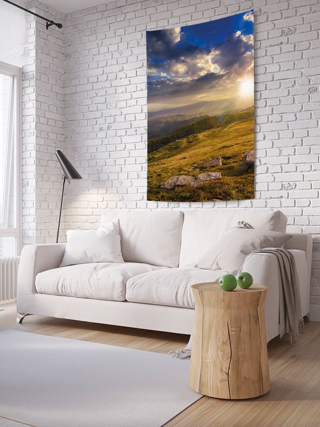 

Вертикальное фотопанно на стену JoyArty Рассвет в долине 100x150 см, Рассвет в долине