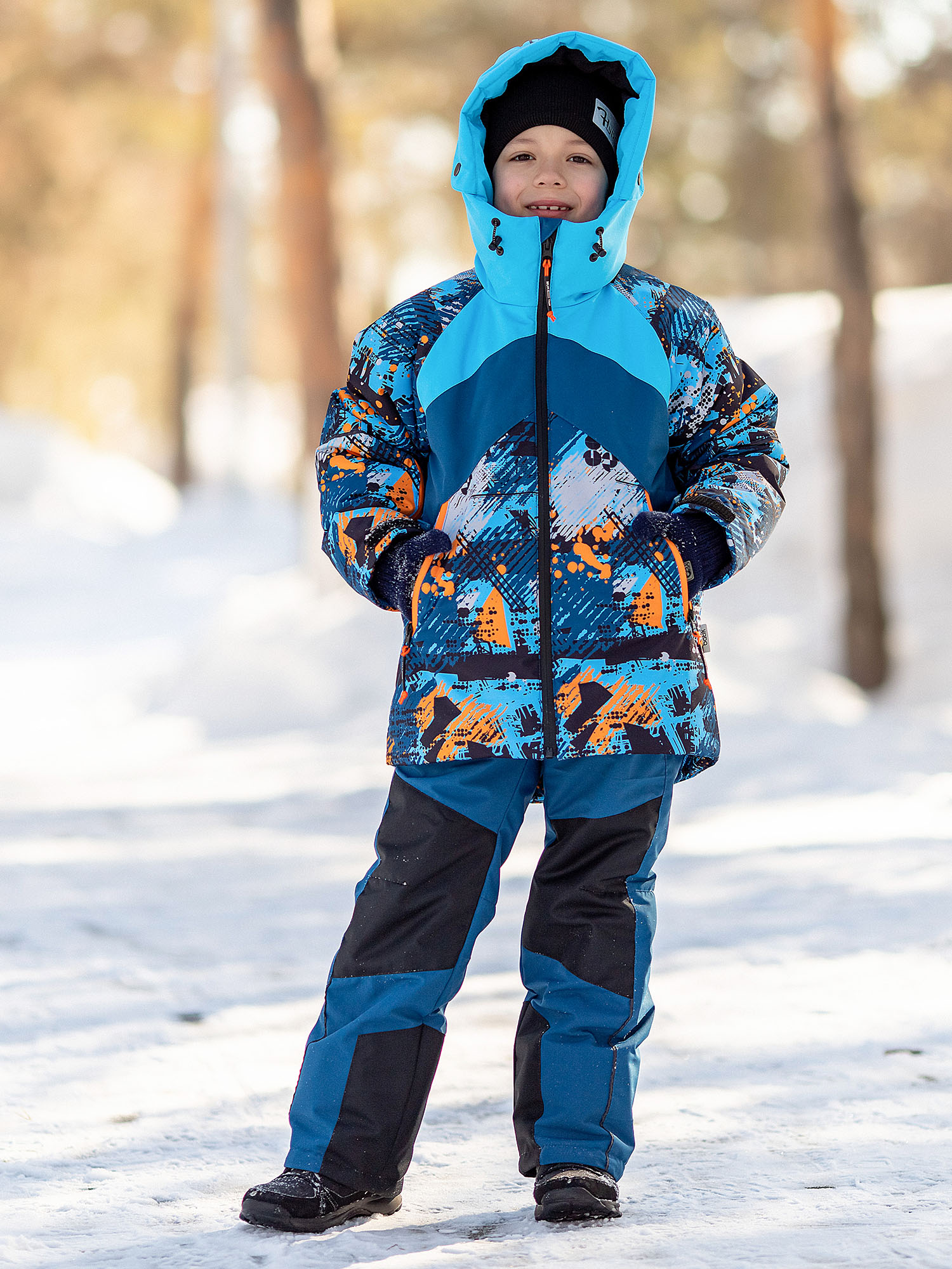 

Комплект верхней одежды Batik 142-23з-01 цв. мультиколор/синий/голубой р. 110, 142-23з-01