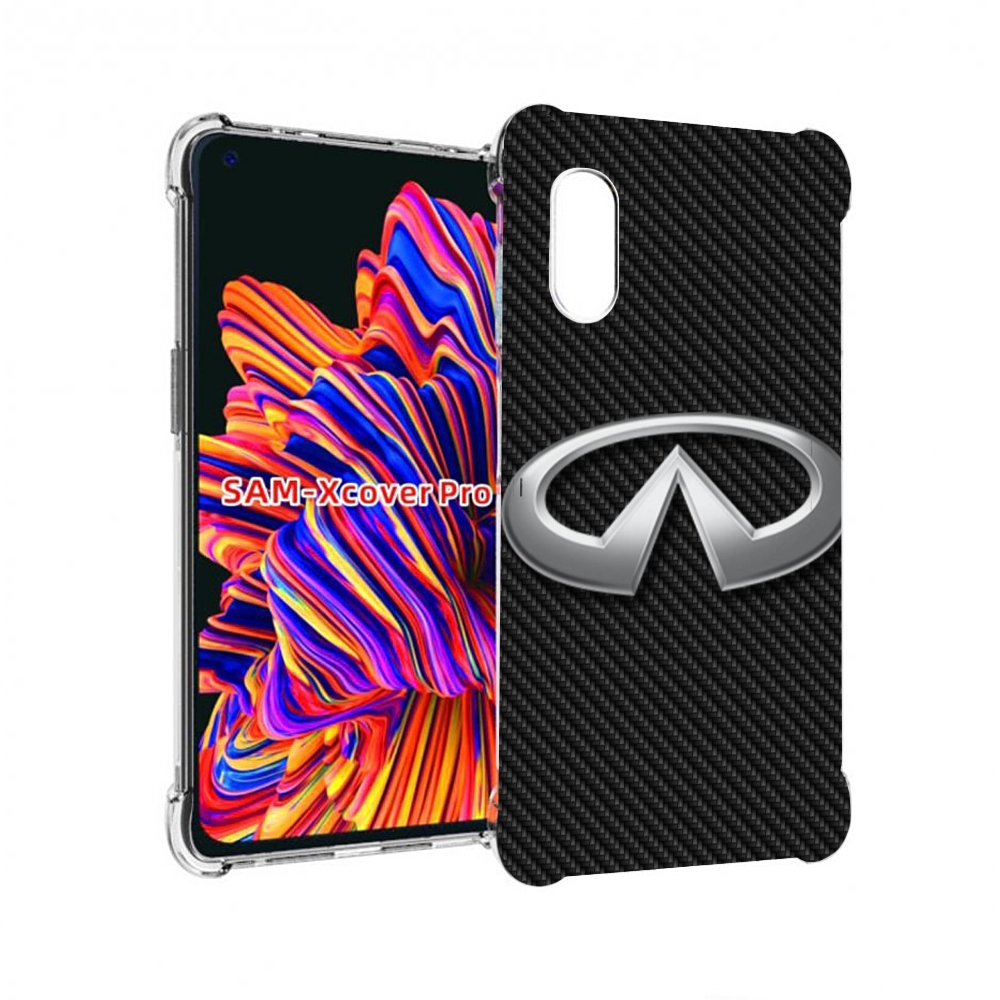 

Чехол MyPads infiniti-2 мужской для Samsung Galaxy Xcover Pro 1, Прозрачный, Tocco