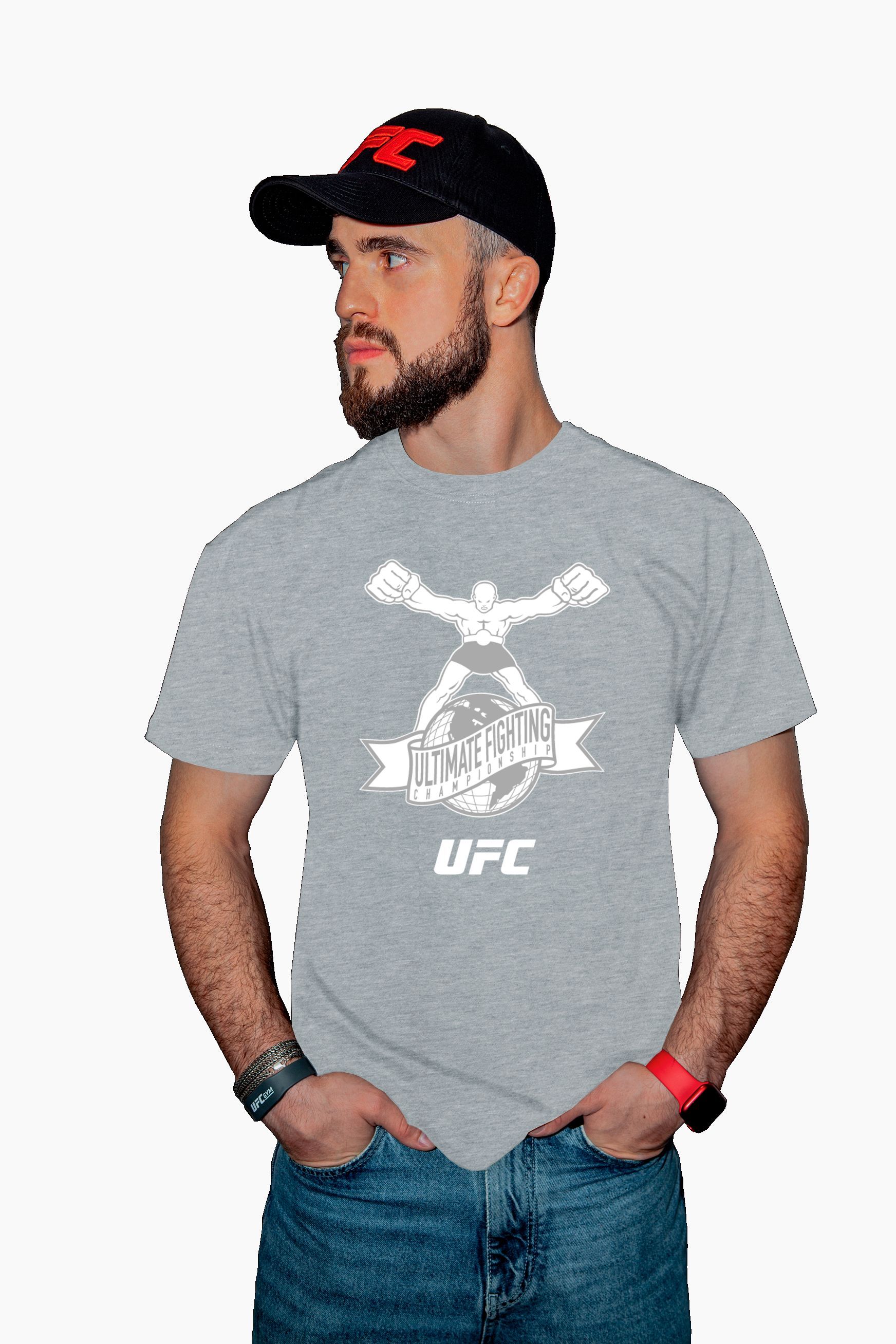 

Футболка мужская UFC UFCTSGR001119P серая XL/54, UFCTSGR001119P