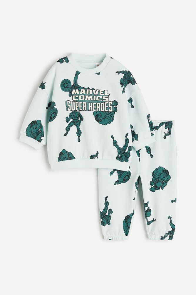 

Костюм повседневный детский H&M 1075227, Светло-бирюзовый, Marvel Comics, 98, 1075227