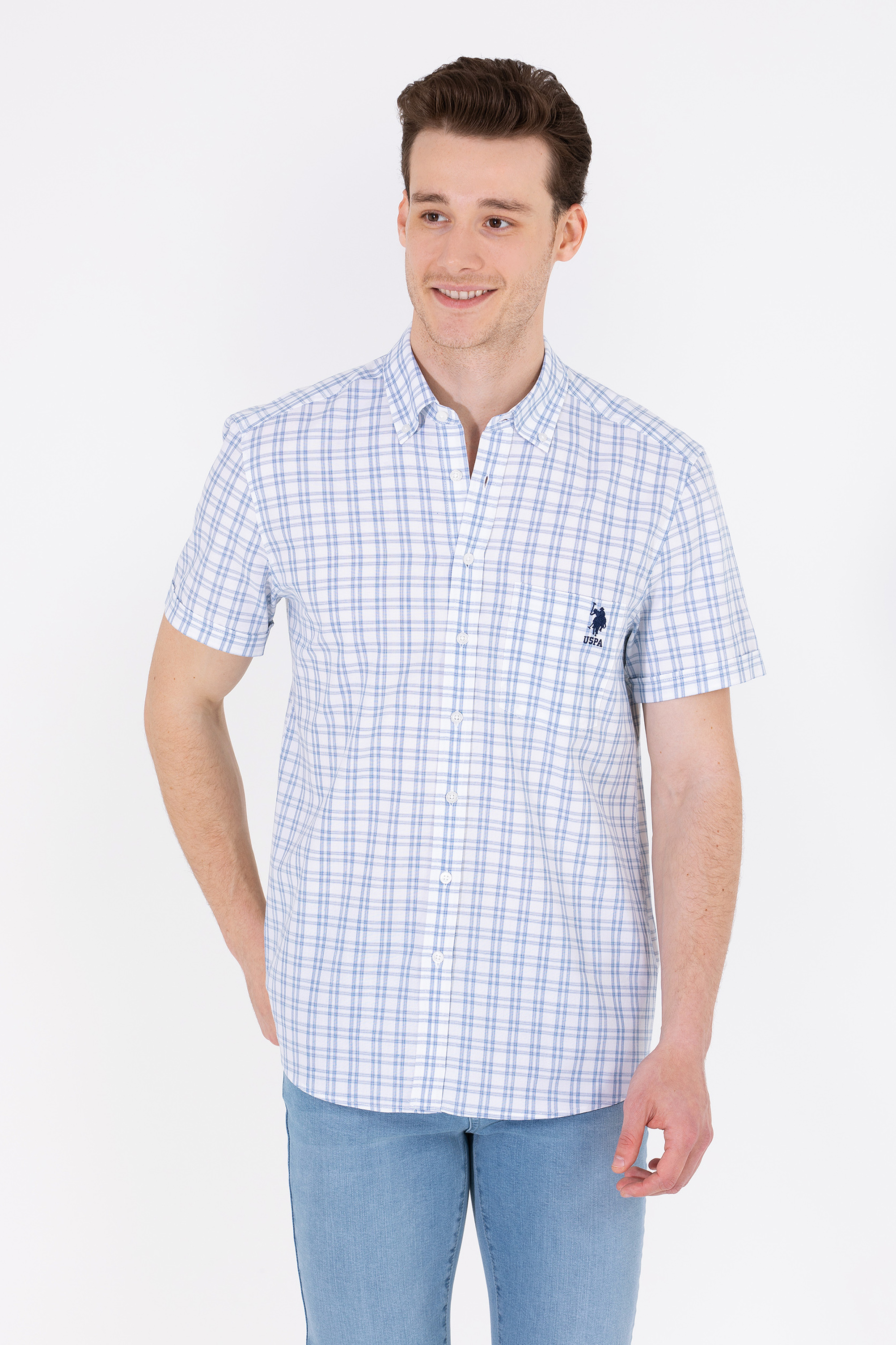 

Рубашка мужская U.S. POLO Assn. G081GL0040BIOS белая XL, Белый, G081GL0040BIOS