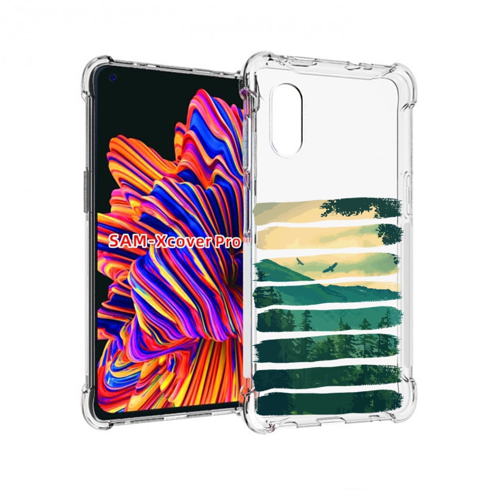 Чехол MyPads Лесная чаща для Samsung Galaxy Xcover Pro 1