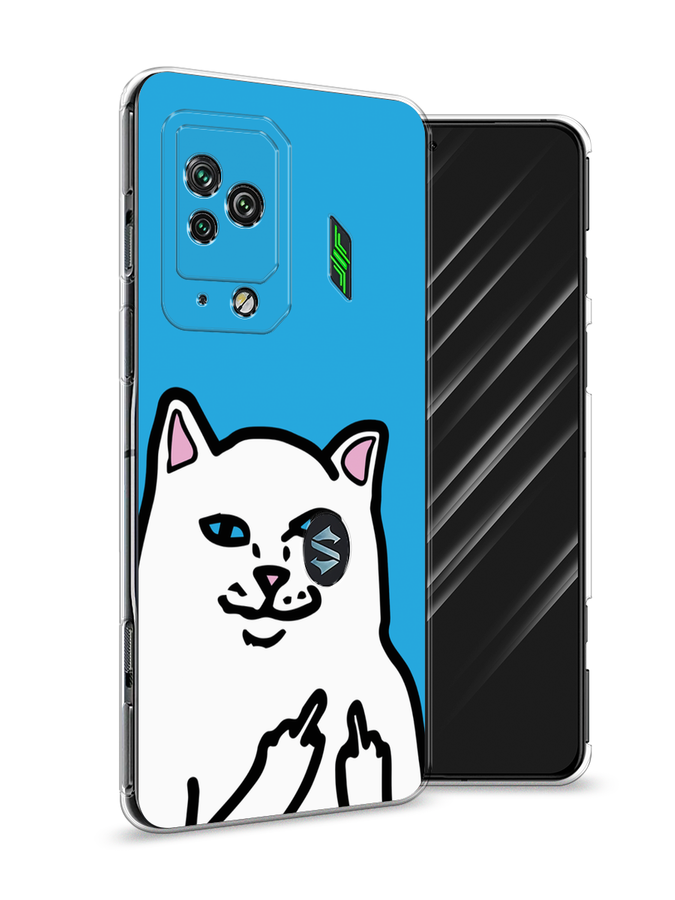 

Чехол Awog на Xiaomi Black Shark 5 Pro "Кот жесть", Разноцветный, 314150-9