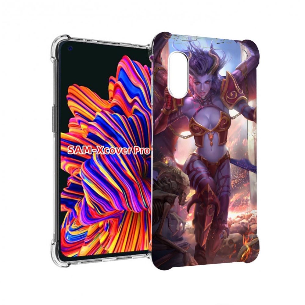 Чехол MyPads queen of pain dota 2 для Samsung Galaxy Xcover Pro 1