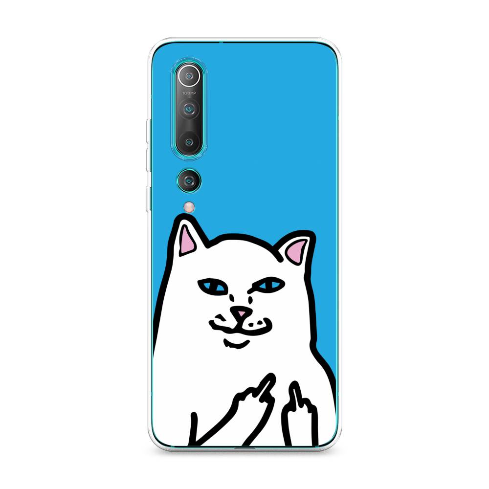 

Чехол Awog на Xiaomi Mi 10 Pro "Кот жесть", Разноцветный, 37850-9