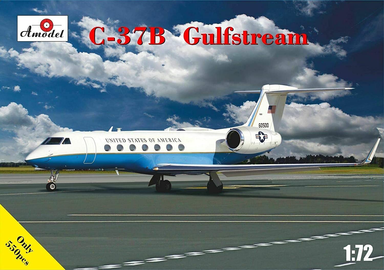 фото Сборная модель amodel 1/72 самолет gulfstream c-37b 72327