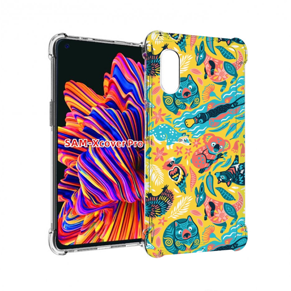 

Чехол MyPads seamless-pattern для Samsung Galaxy Xcover Pro 1, Прозрачный, Tocco