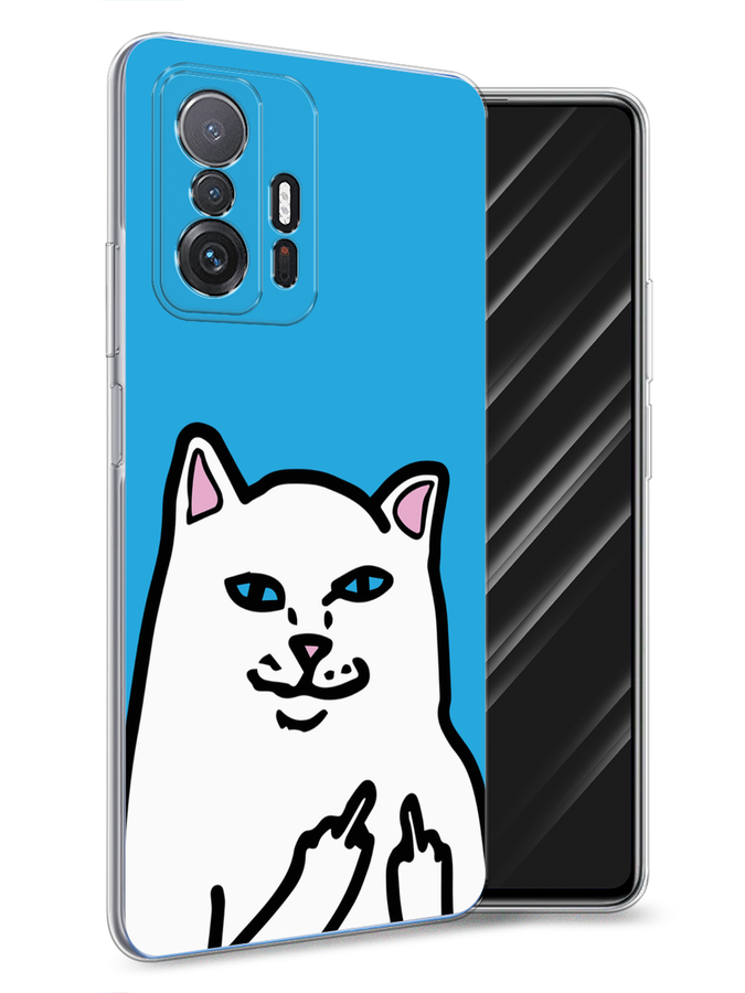 

Чехол Awog на Xiaomi Mi 11T/11T Pro "Кот жесть", Разноцветный, 313750-9