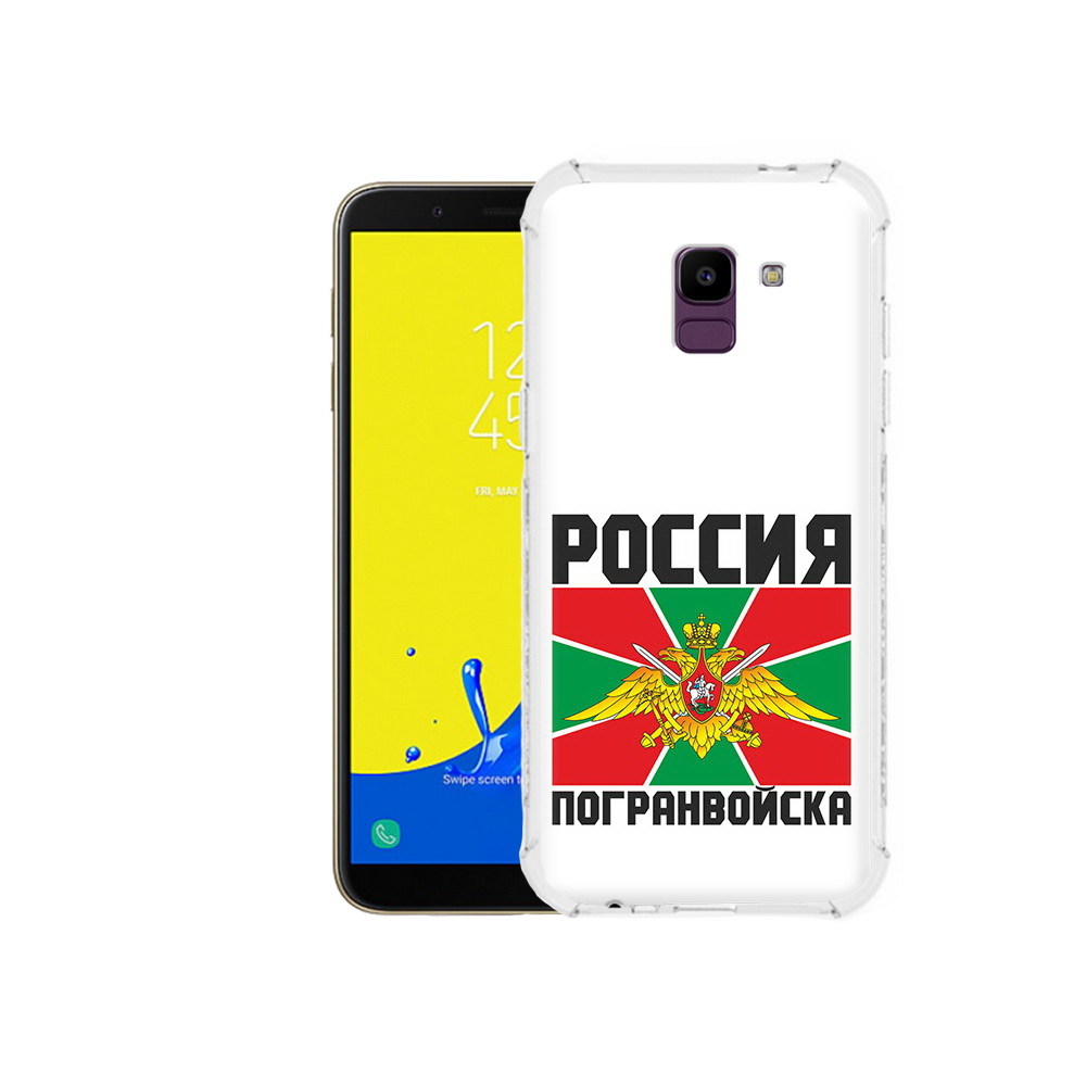 

Чехол MyPads Tocco для Samsung Galaxy J6 (2018) погранвойска, Прозрачный, Tocco